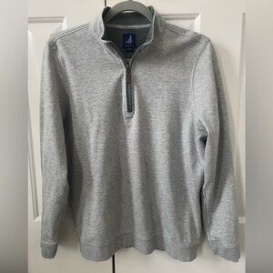 Johnnie-O Sully Jr. 1/4 Zip Pullover Heather Grey Youth/Boys size 16.